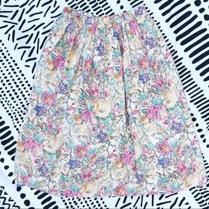 VINTAGE FLORAL 90s SKIRT
